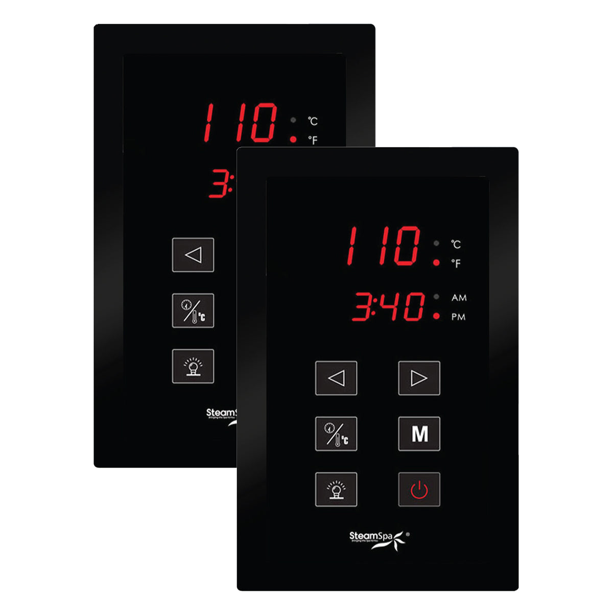 Dual Control Audio Panel Layout Dual Touch Control Panel – SteamSpa