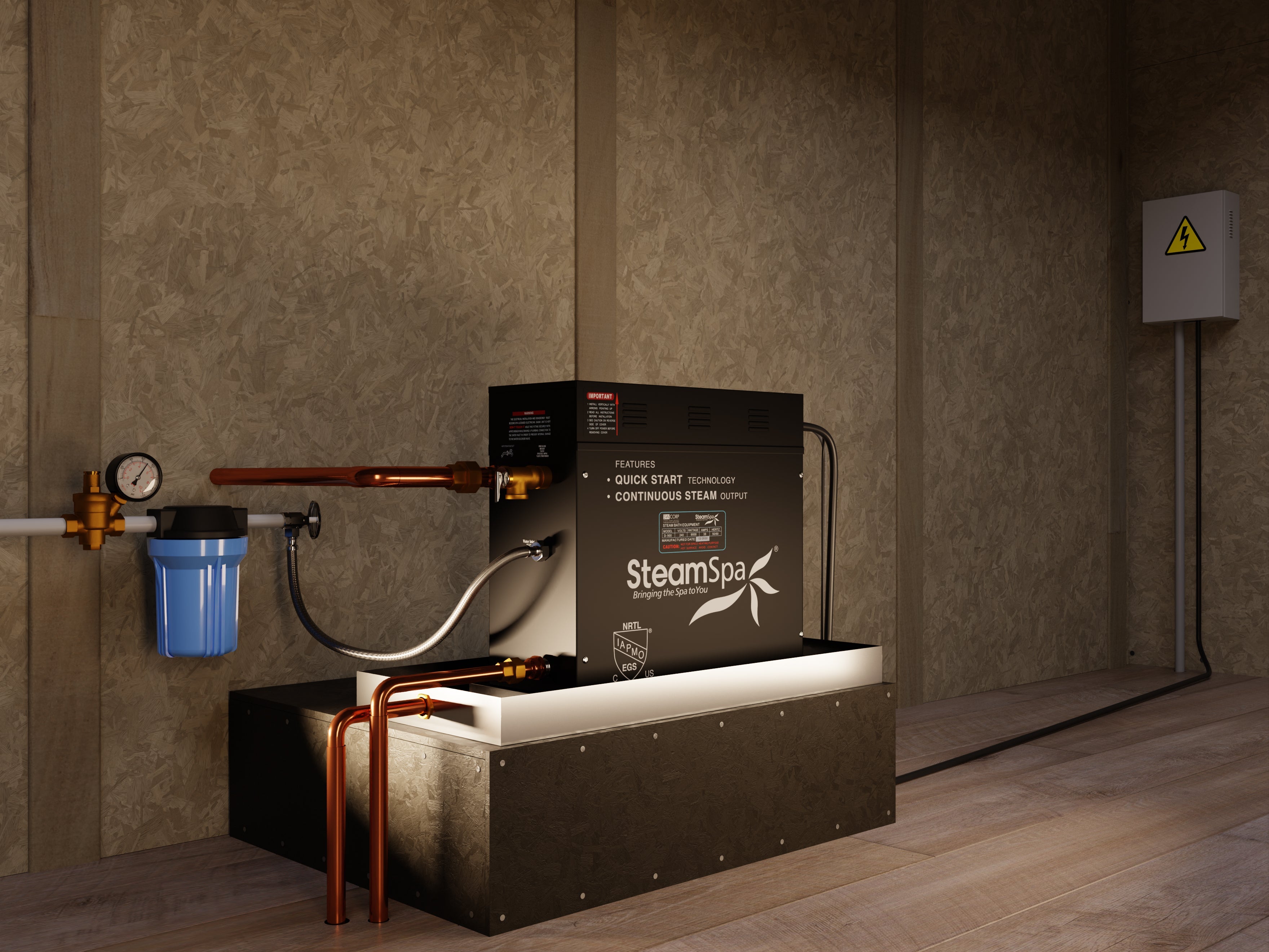 Component Series 21 in. x 10 in. x 2 in. Galvanized Steel Rectangular Water Collecting and Drainage Pan (1-Pack)