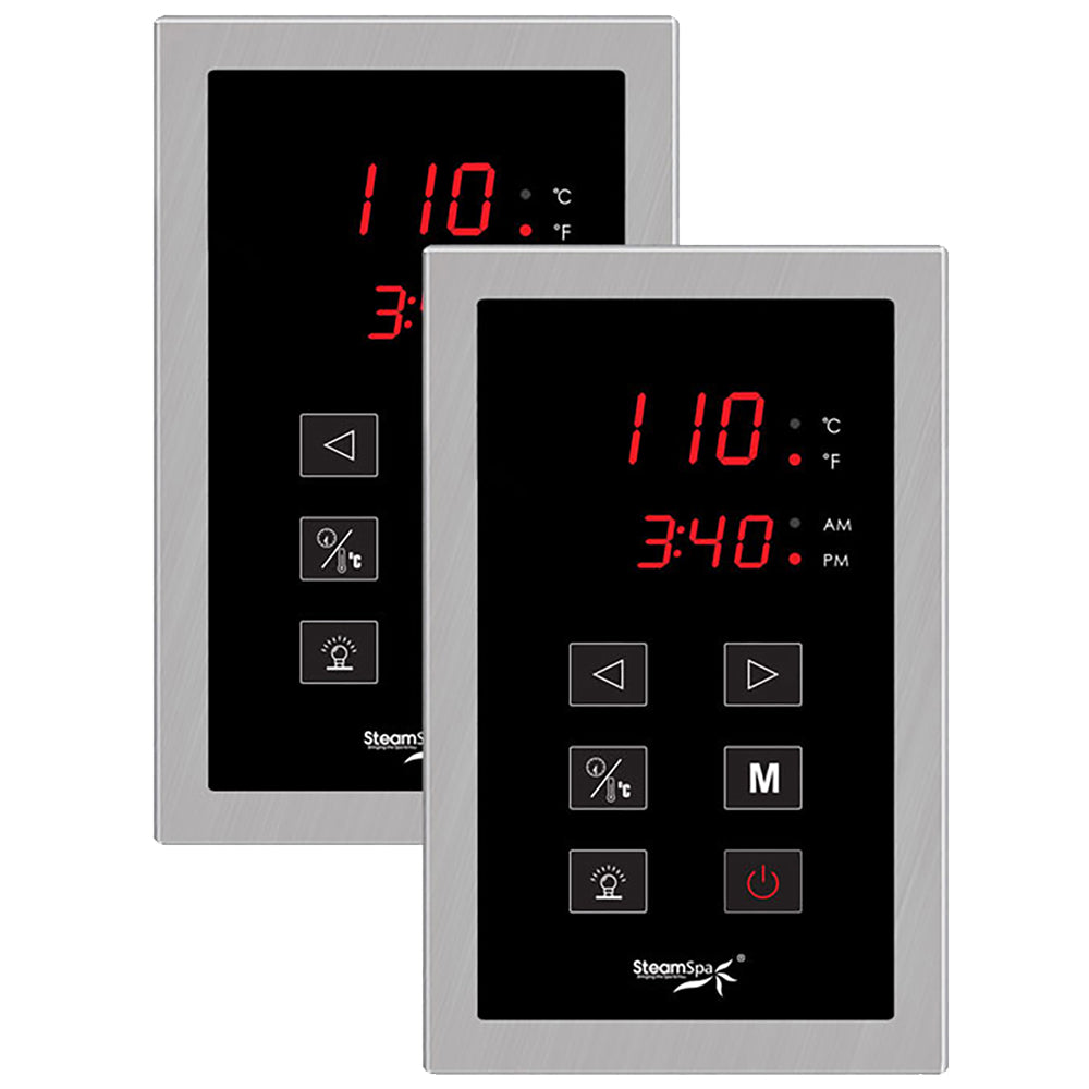 Dual Control Audio Panel Layout Dual Touch Control Panel – SteamSpa